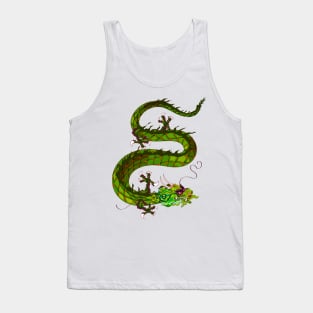 Green Dragon Tank Top